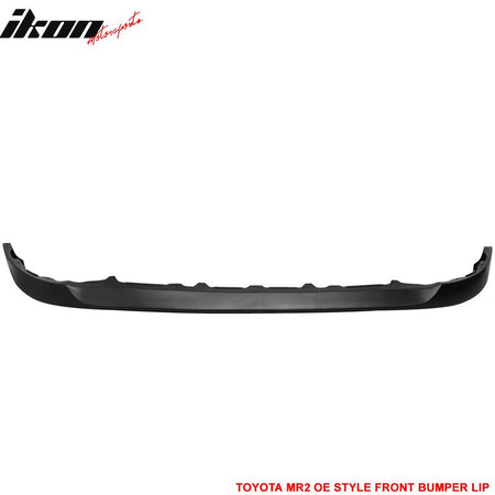 Fits 91-95 Toyota MR2 SW20 OE Style Front Bumper Lip Spoiler Unpainted Black PU