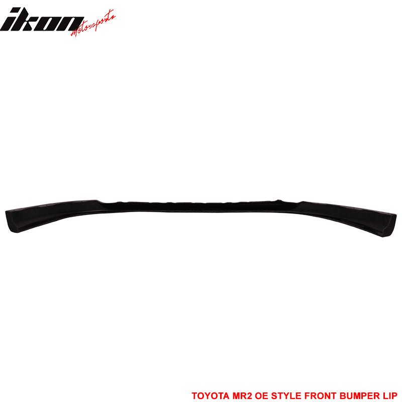 Fits 91-95 Toyota MR2 SW20 OE Style Front Bumper Lip Spoiler Unpainted Black PU