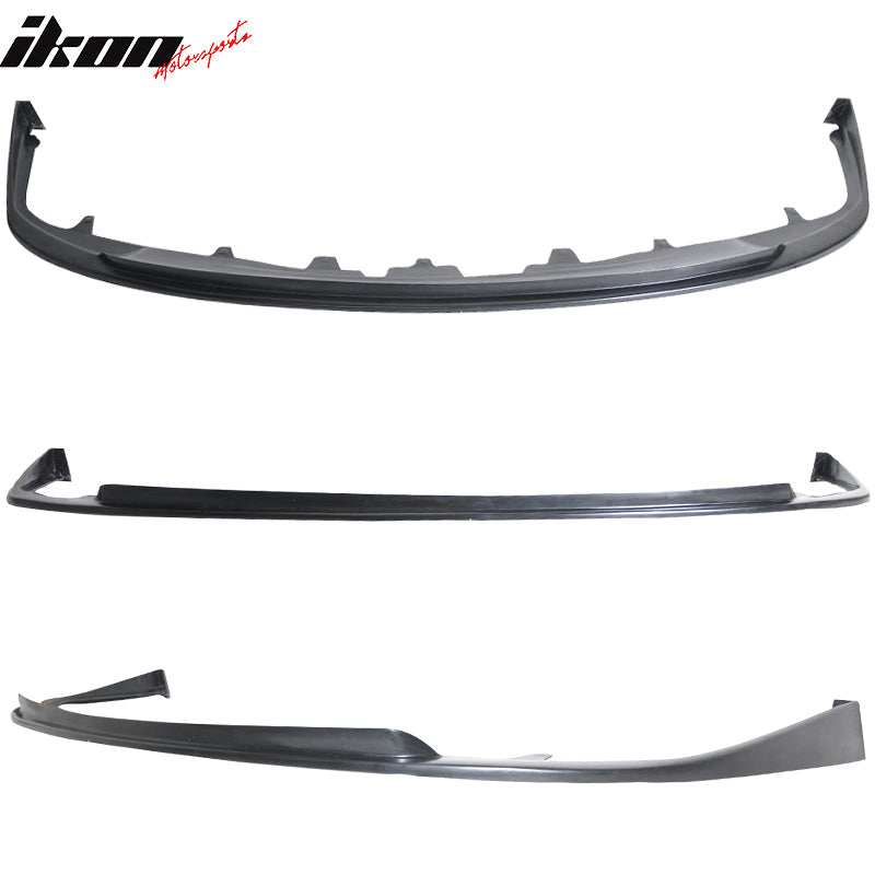 Front Bumper Lip Compatible With 2010-2011 Toyota Prius, Factory Style PU Black Front Lip Spoiler Splitter by IKON MOTORSPORTS