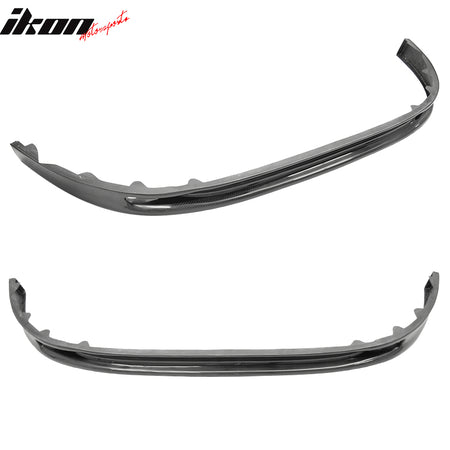 IKON MOTORSPORTS, Front Bumper Lip Compatible With 1993-1998 Toyota Supra, Matte Carbon Fiber Whifbitz Style Front Lip Spoiler Wing Chin Splitter, 1994 1995 1996 1997