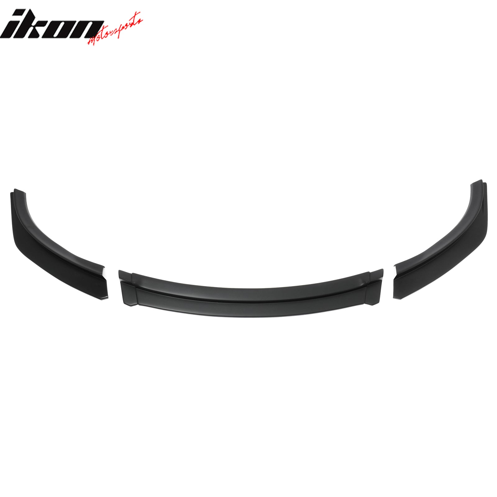 Fits 17-23 Tesla Model 3 IKON V4 Style 3PCS Front Bumper Lip Spoiler ABS
