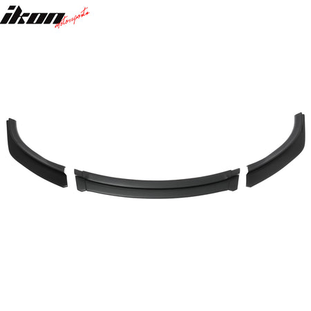 Fits 17-23 Tesla Model 3 IKON V4 Style 3PCS Front Bumper Lip Spoiler ABS
