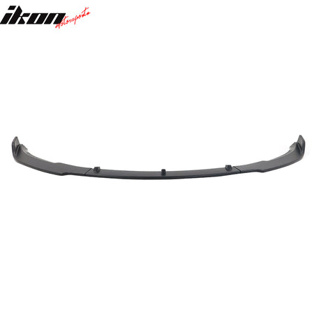 IKON MOTORSPORTS, Front Bumper Lip Compatible With 2017-2023 Tesla Model 3 Sedan 4-Door, IKON Style PP Front Lip Spoiler Wing