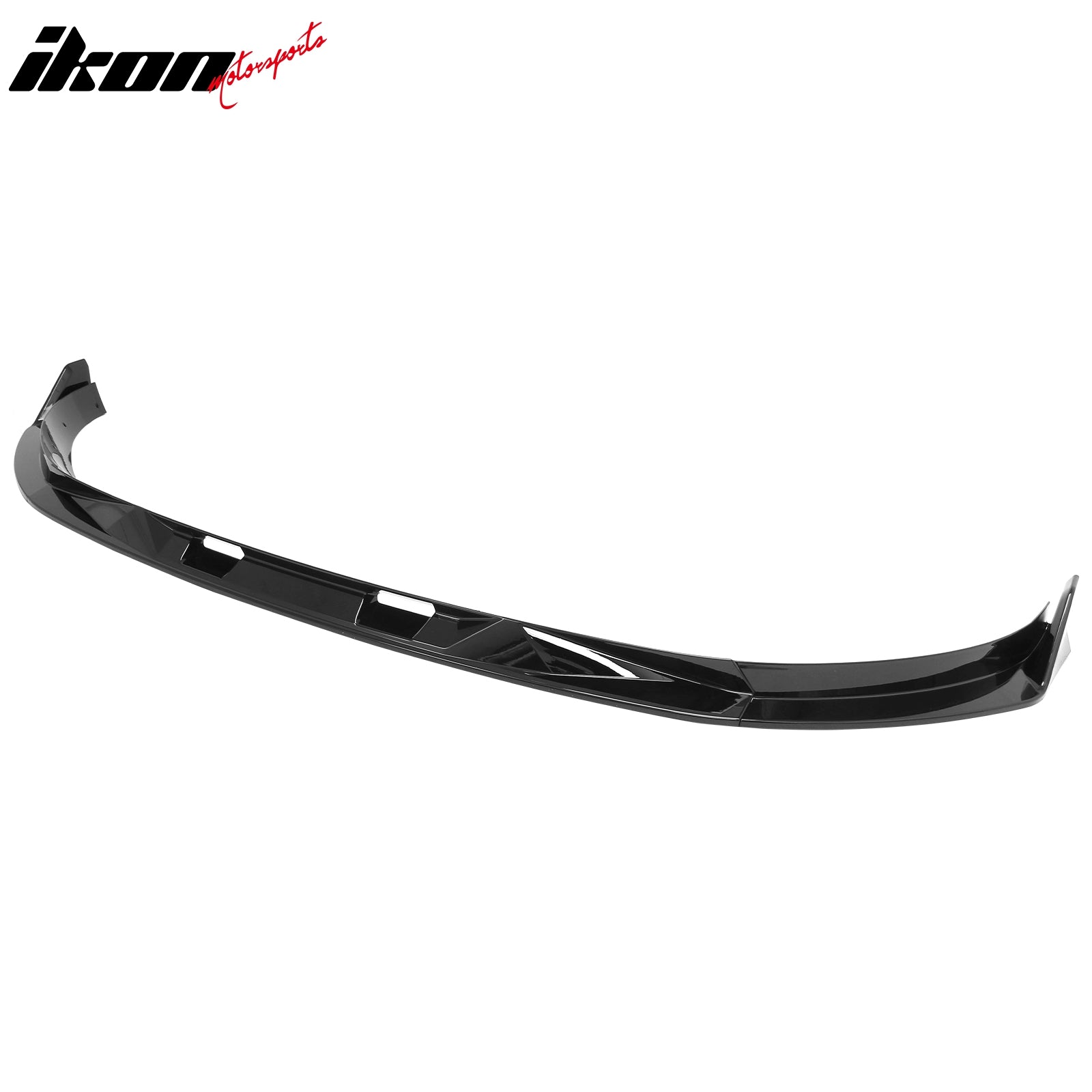 For 25-26 Tesla Model Y Front Bumper Lip Gloss Black Spoiler 3PC ABS V2 Splitter