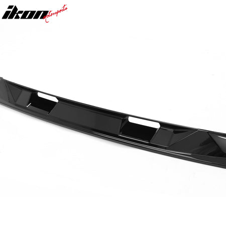 For 25-26 Tesla Model Y Front Bumper Lip Gloss Black Spoiler 3PC ABS V2 Splitter