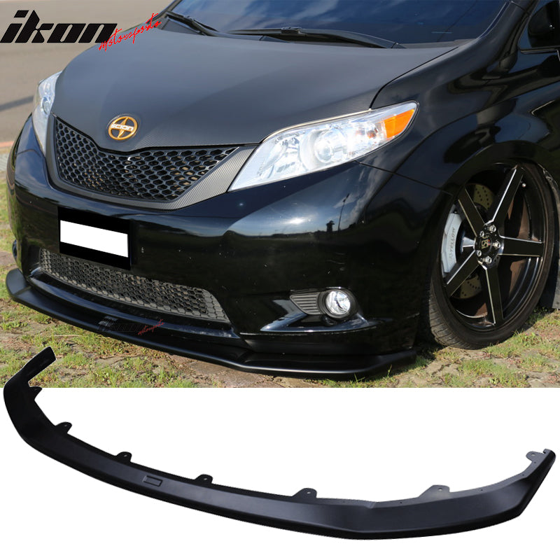Fits 11-15 Toyota Sienna XL30 LE Model Front Bumper Lip Spoiler ABS ...