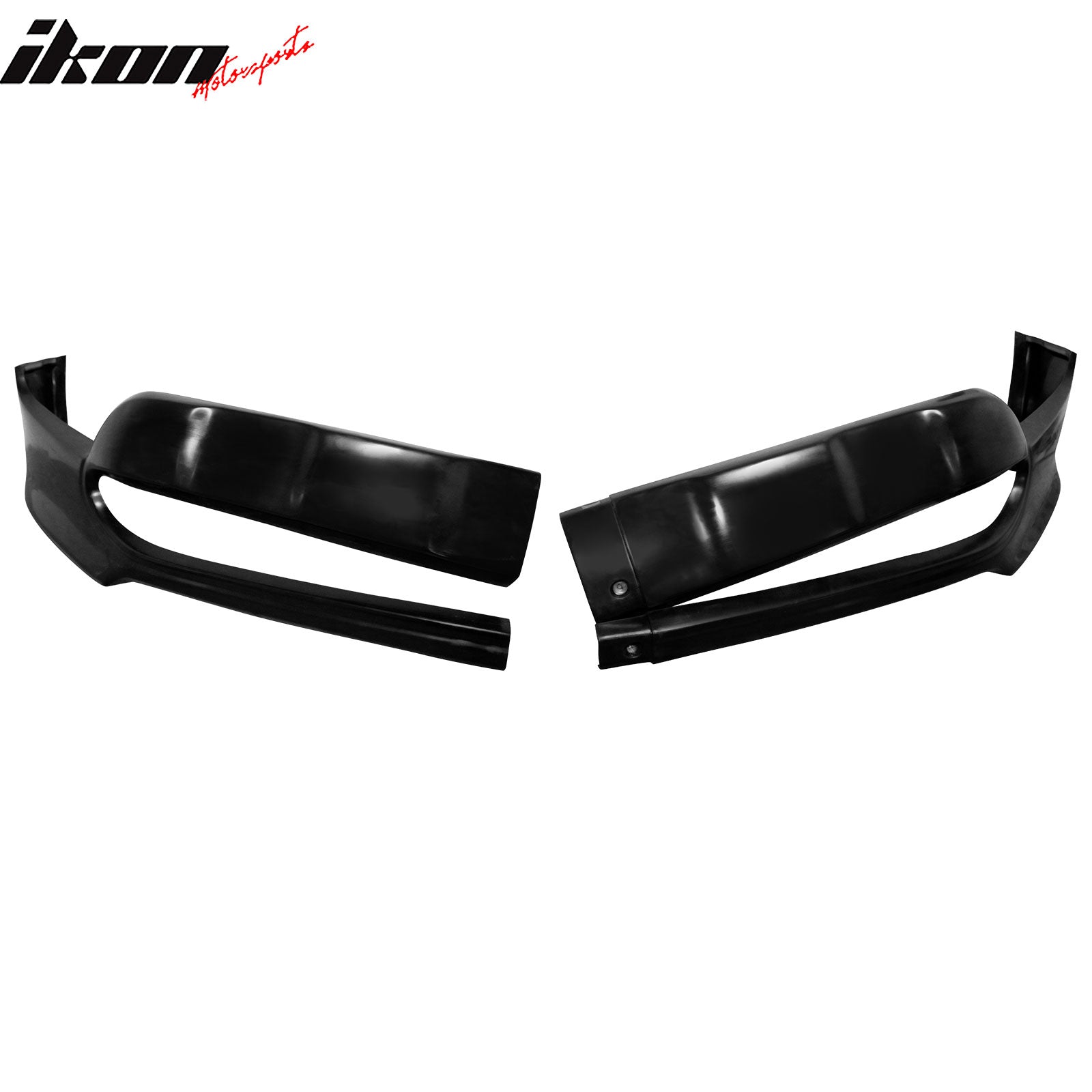 Fits 16-23 Toyota Tacoma IKON Style Front Bumper Lip Spoiler PU Unpainted 2PCS