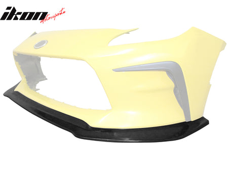 Fits 22-24 Toyota GR86 Coupe 2DR IK6 Style Unpainted Front Bumper Lip Spoiler PU