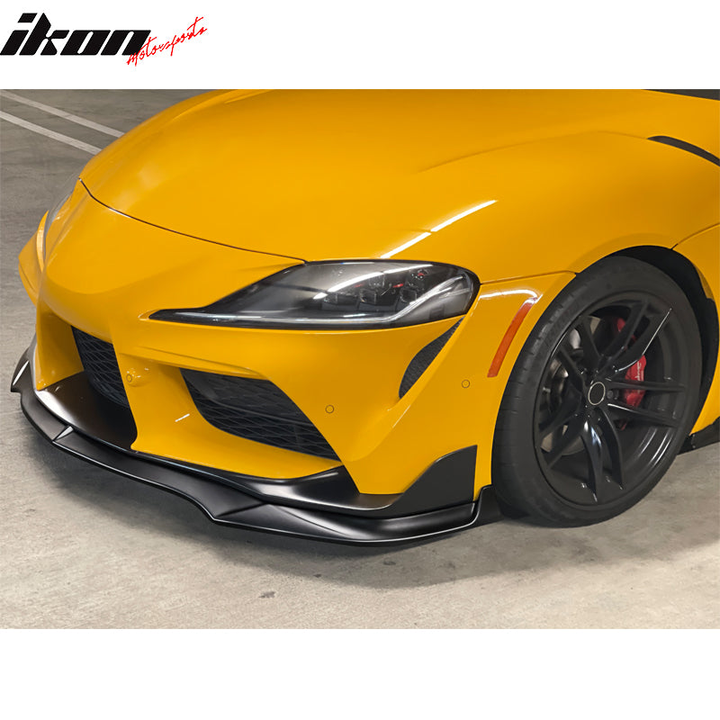 IKON MOTORSPORTS, Front Bumper Lip Compatible With 2020-2023 Toyota GR ...