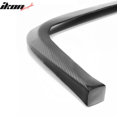 Universal Fitment CS STI  Style Carbon Fiber Black Front Bumper Lip Chin Spoiler