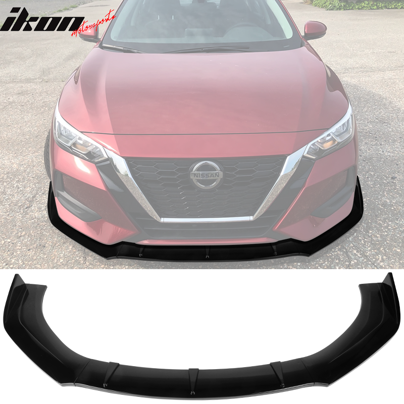 Fit 2013-2021 Nissan Sentra 3PCS Front Bumper Lip