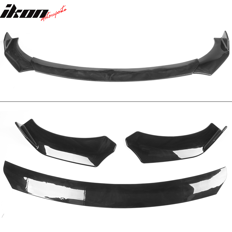 IKON MOTORSPORTS Front Bumper Lip Compatible with 2019-2022 BMW 3 Series G20 M Sport, Ikon Style Matte Black PP Chin Spoiler Air Dam Splitter IKON MOTORSPORTS Front Bumper Lip Compatible with 2019-2022 BMW 3 Series G20 M Sport, Ikon Style Matte Black PP Chin Spoiler Air Dam Splitter