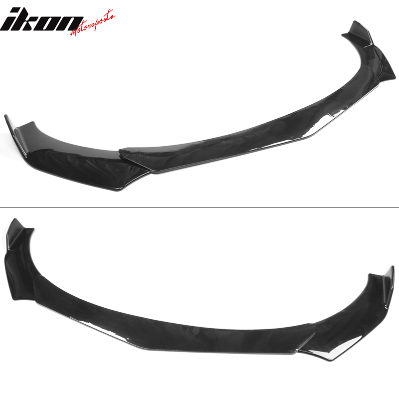 Universal Black CS Style Front Bumper Lip Splitter – Chin Spoiler By G-PLUS