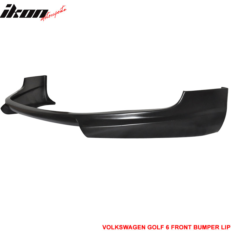 Fits 10-14 Volkswagen VW Golf 6 & GTI RG Style Unpainted Front Bumper Lip Kit PU