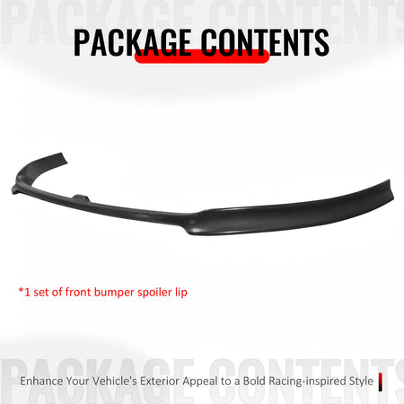 For 10-14 Volkswagen GTI MK6 EC Style PU Front Bumper Lip Chin Spoiler Unpainted