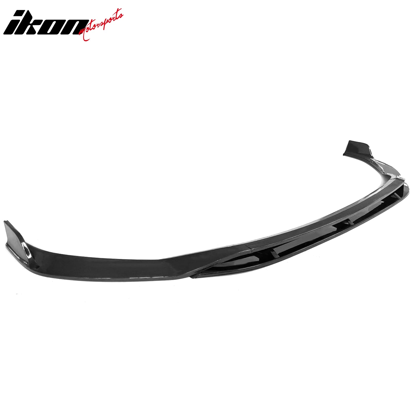 Fits 19-21 Volkswagen Jetta IKON V2 Front Bumper Lip Chin Spoiler Gloss Black PP