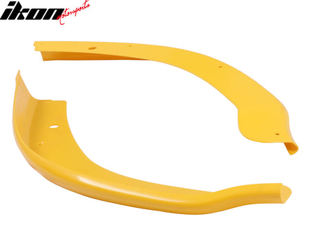 For 15-23 Chrysler 300 OE Style Front Bumper Corner Winglet Splitters Yellow ABS