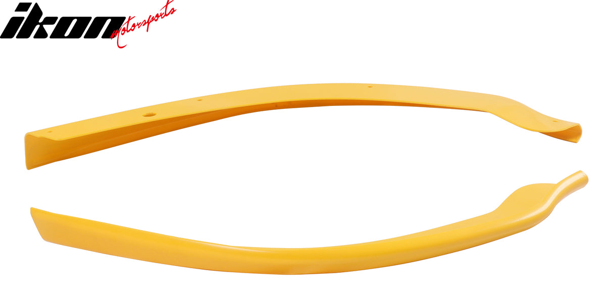 For 15-23 Chrysler 300 OE Style Front Bumper Corner Winglet Splitters Yellow ABS