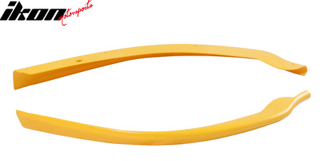 For 15-23 Chrysler 300 OE Style Front Bumper Corner Winglet Splitters Yellow ABS