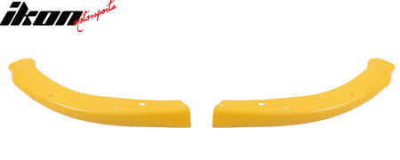 For 15-23 Chrysler 300 OE Style Front Bumper Corner Winglet Splitters Yellow ABS