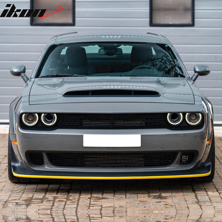 Fits 18-23 Challenger Widebody Front Lip Splitter Guard Painted