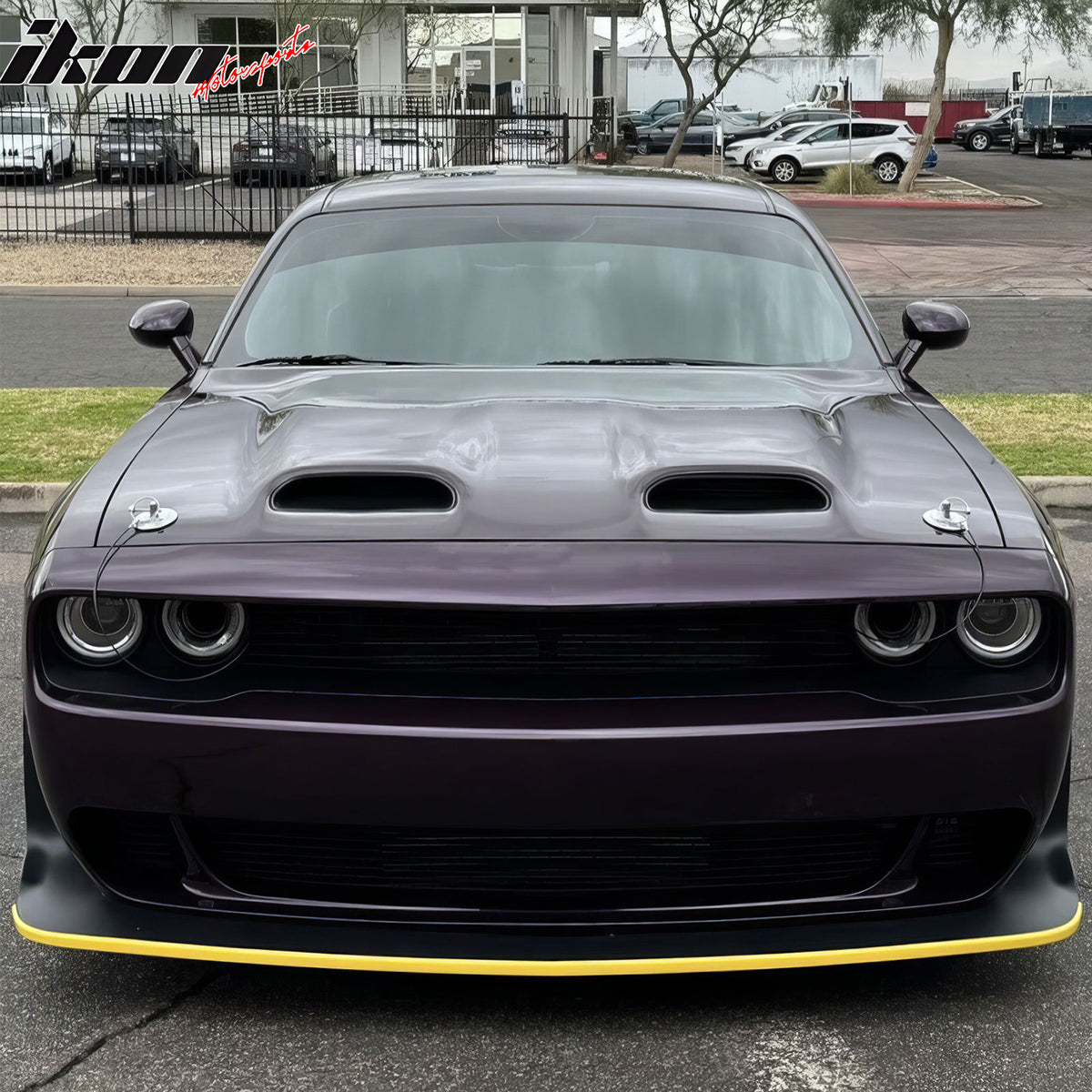 Fits 18-23 Challenger Wide Body Hellcat Demon Red Eye Front Lip Splitter Guard