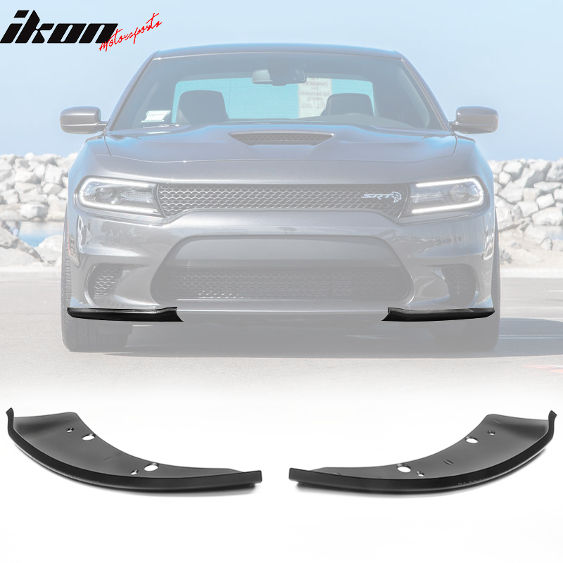 IKON MOTORSPORTS, Front Lip Protector Compatible With 2015-2023