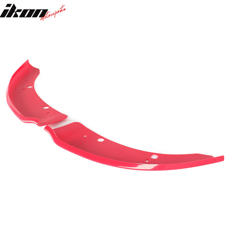 Fits 15-23 Dodge Charger Front Bumper Lip Spoiler Splitter Protector ABS Pink