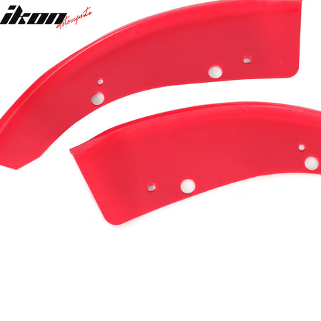 Fits 15-23 Dodge Charger Front Bumper Lip Spoiler Splitter Protector ABS Pink