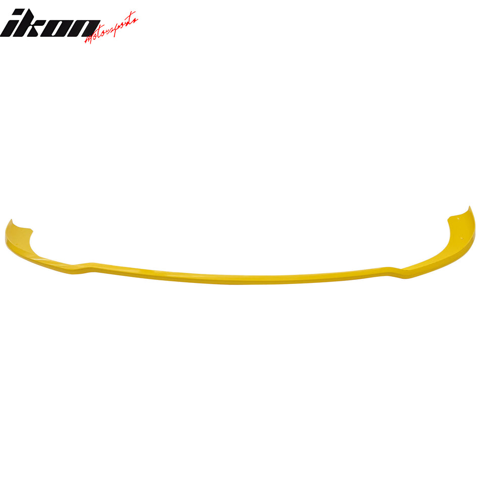 IKON MOTORSPORTS Front Bumper Lip Protector, Compatible with 2015-2023 Dodge Charger, ABS Injection Air Dam Chin Spoiler Protector Splitter 1PC