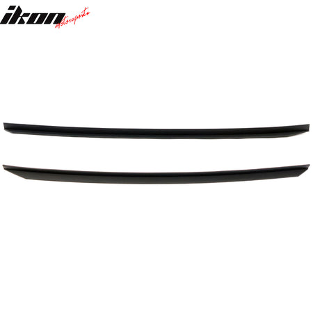 Fits 22-24 Subaru BRZ STI Style Front Bumper Lip Chin Protectors EPDM Unpainted