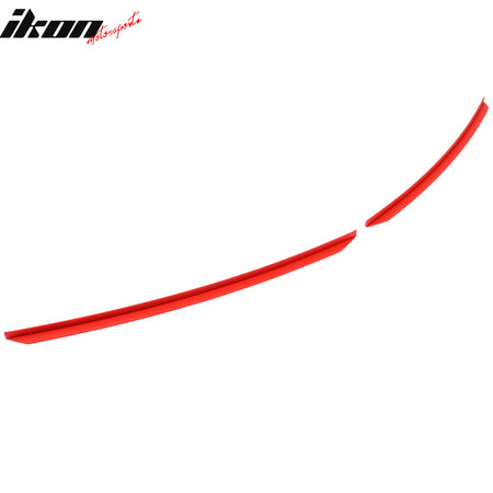 For 22-24 Subaru BRZ Coupe 2-Door STI Red Front Lip Cover Rear Apron Side Strake