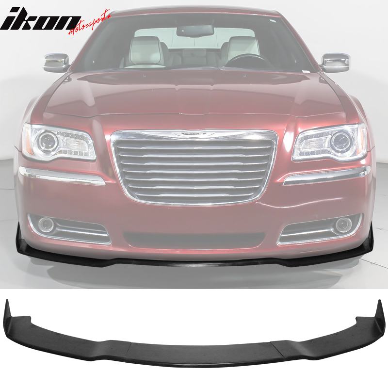 2011-2014 Chrysler 300 IKON Style Unpainted Front Bumper Lip Spoiler