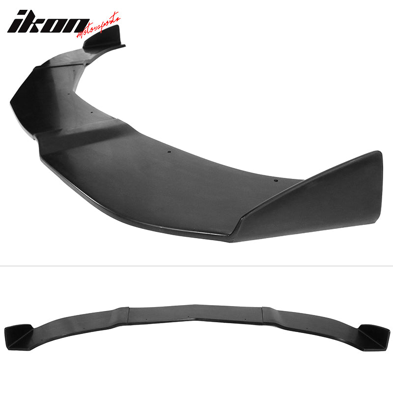 Fits 12-14 Dodge Charger SRT8 IKON Style 3PCS Front Bumper Lip Spoiler Kit PU