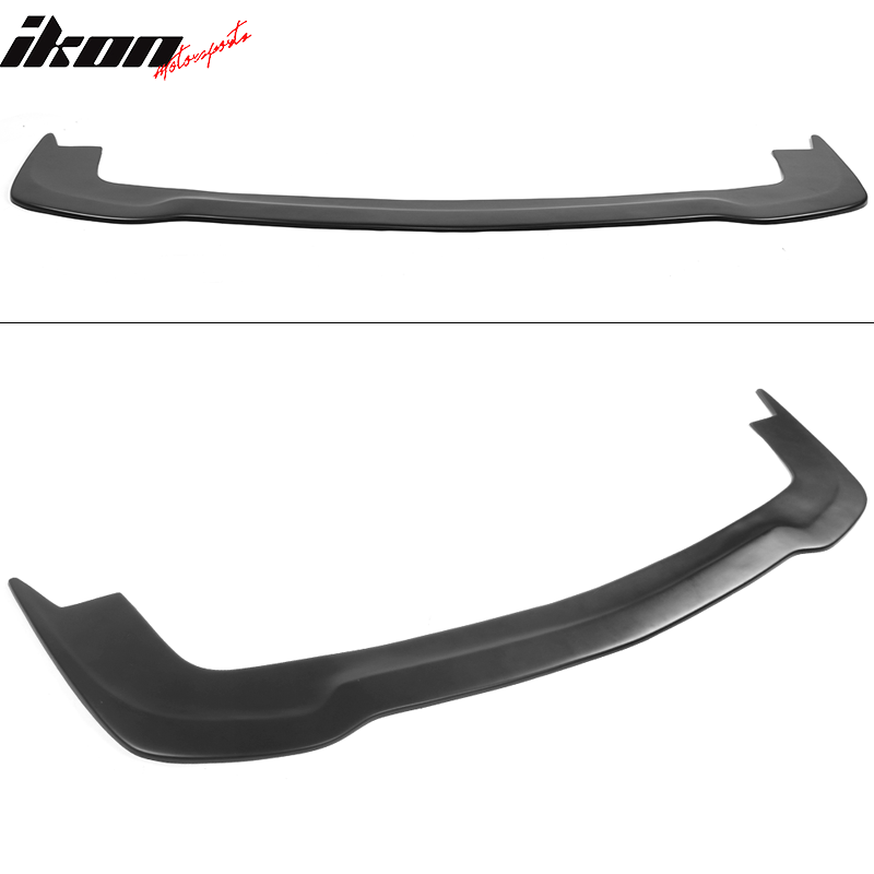 IKON MOTORSPORTS, Front Bumper Lip Compatible With 2015-2023 Dodge Challenger, Hellcat Style PP Front Bumper Bodykits