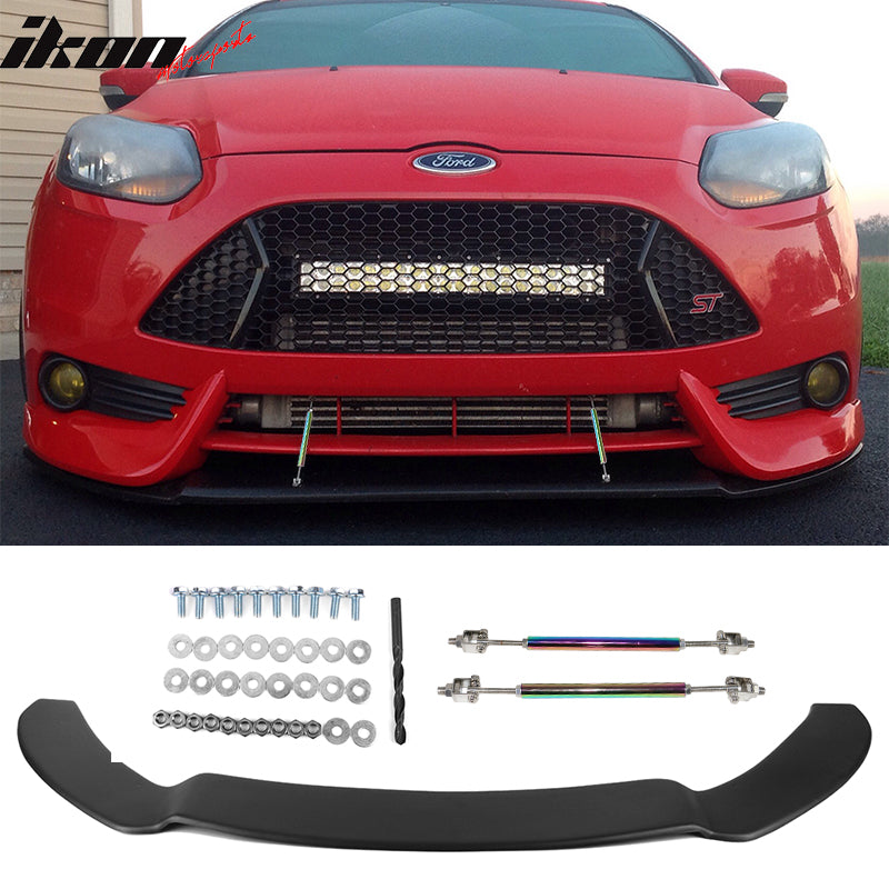 2013-2014 Ford Focus Front Splitter Lip Replacement PP & NEO Rods