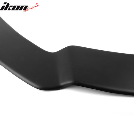 Fits 13-14 Ford Focus Front Splitter Lip Replacement Matte Black PP & NEO Rods