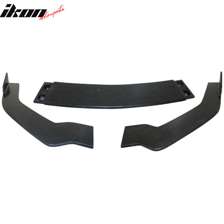 Fits 18-23 Ford Mustang EcoBoost/GT PU IKON Style 3PCS Front Bumper Lip Spoiler