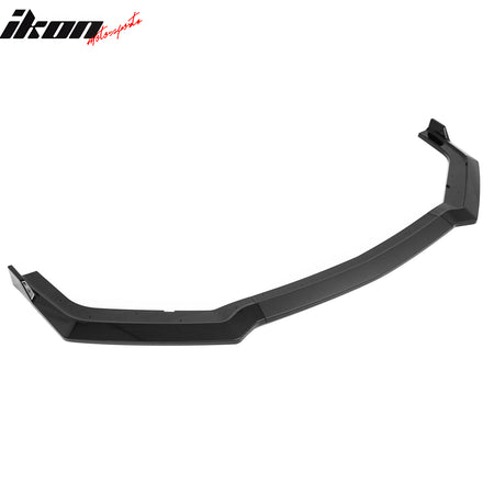 Fits 18-23 Ford Mustang EcoBoost/GT Front Bumper Lip Spoiler PP Gloss Black 3PCS