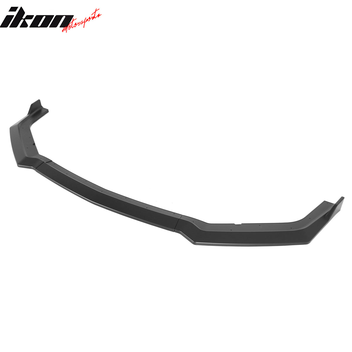 Fits 18-23 Ford Mustang EcoBoost/GT Front Bumper Lip PP Unpainted Black 3PCS