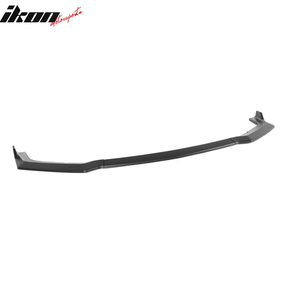 Fits 18-23 Ford Mustang EcoBoost/GT Front Bumper Lip PP Unpainted Black 3PCS