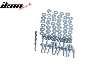 IKON MOTORSPORTS Front Bumper Lip, Compatible with 2017-2021 Honda Civic Hatchback Si Coupe Sedan 10th Gen, AF Style Black Textured Aluminum Air Dam Chin Spoiler Protector Splitter 1PC