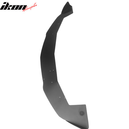 Fits 13-20 Nissan 370Z Amuse Style Front Bumper Lip Splitter Black Aluminum 1PC