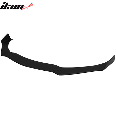 Front Lip & Splitter Rod Compatible With 2014-2016 Toyota Corolla S, Coated Textured Matte Black PVC Spoiler Splitter Valance Chin Bodykit by IKON MOTORSPORTS, 2015