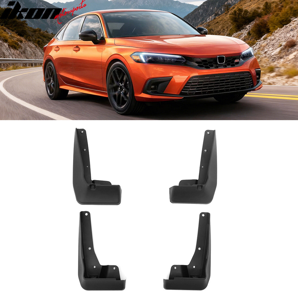 2022-2026 Honda Civic 11th Gen Sedan Fender Mud Flaps Splash Guards PP