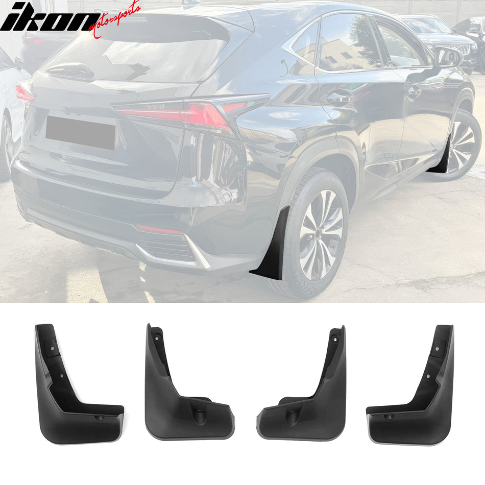 2018-2021 Lexus NX300h Hybrid Front & Rear Mud Flaps Splash Guards PP