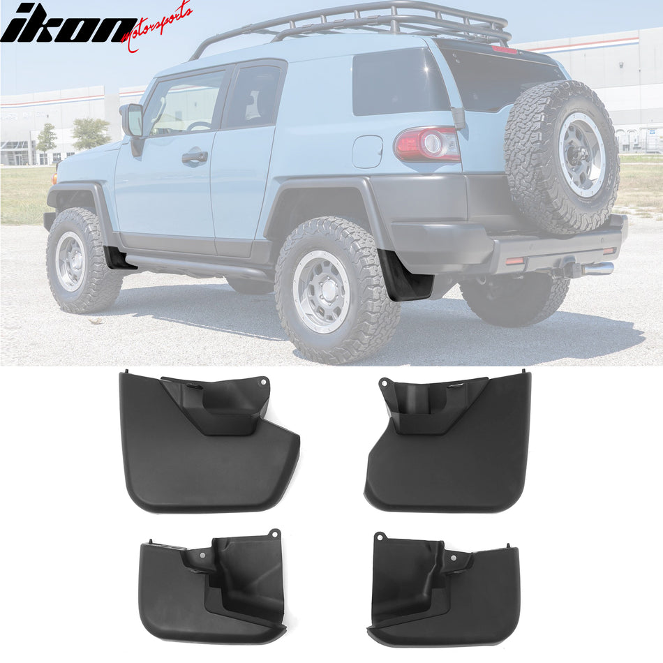 2007-2014 Toyota FJ Cruiser W/Fender Flares Mud Flaps Splash Guards PP