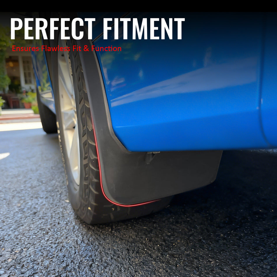 IKON MOTORSPORTS Mud Flap, Compatible with 2020-2026 Toyota Highlander (Not Fit XSE Models), Black PP Polypropylene Mud Guards Splash, Front Rear 4PCS Set