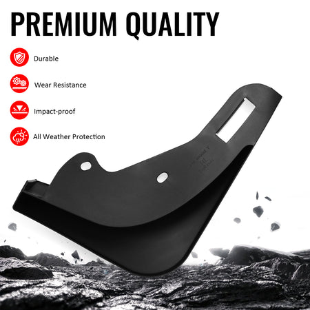 Fits 20-24 Tesla Model Y Front Rear Mud Guards Splash Flaps Fender Black PP 4PCS