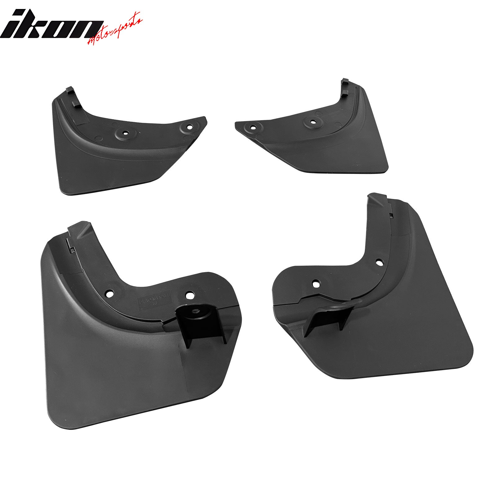 Fits 20-24 Tesla Model Y OE Style Mud Guards Splash Flaps Fender Black TPE 4PCS